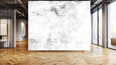 Black and white vintage scratched grunge isolated on background, old film effect. Distressed old paper abstract stock texture overlays. space for text. Wall mural