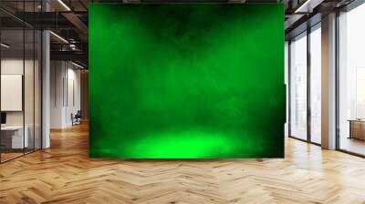 Smoke stage studio. Abstract spotlight with fog texture background for graphic and web. Wall mural