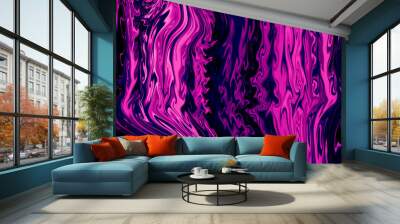 Trendy abstract colorful liquid background. Stylish marble wave texture illustraion. Wall mural