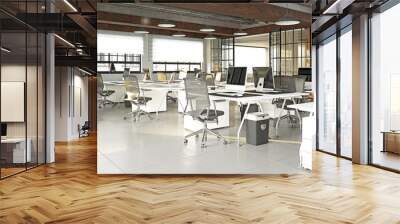 modern office interior design concept Wall mural