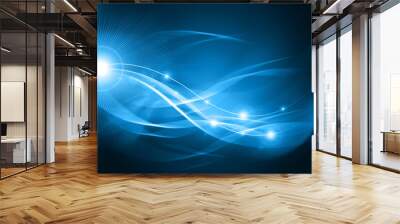 Abstract blue background Wall mural