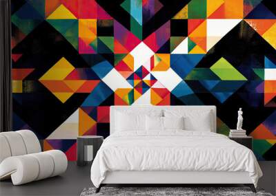 Abstract colorful background Wall mural