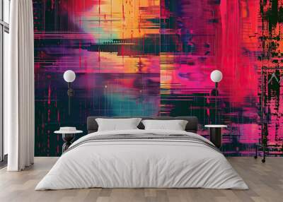 Abstract colorful background Wall mural