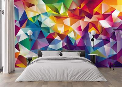 Abstract colorful background Wall mural