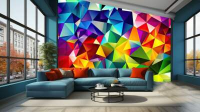 Abstract colorful background Wall mural