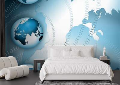 Best Internet Concept of global business from concepts series Wall mural