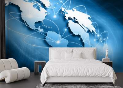 Best Internet Concept of global business from concepts series Wall mural