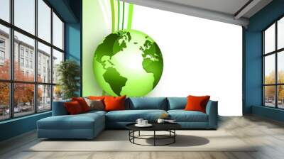 Best Internet Concept of global business Wall mural