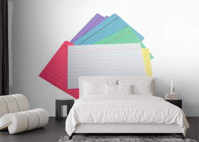 pile of index cards Wall mural