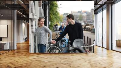 couple in Amsterdam Wall mural