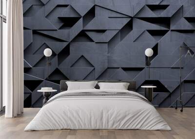 Futuristic Creative Dark Background Wall mural