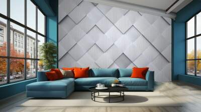 High Tech Aluminum Background Wall mural