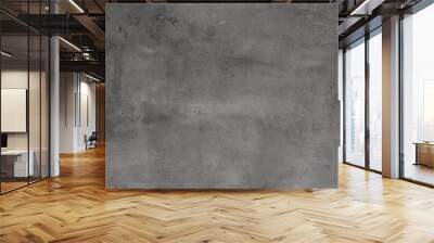 black cement wall texture, grunge background Wall mural