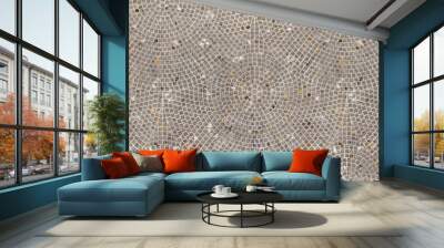 cement antique mosaic texture, concrete background Wall mural