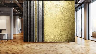 golden and silver background Wall mural