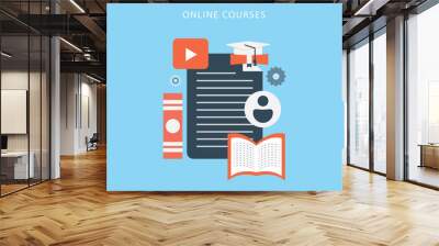 online education concept with 