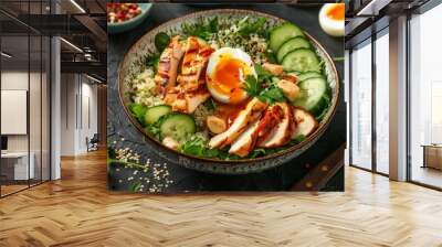 Savour delicious Keto foods rich in protein and healthy fats while keeping carbohydrates low for heart health and diabetes management Wall mural