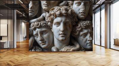 Antique statues. Wall mural