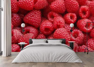 sweet raspberry Wall mural