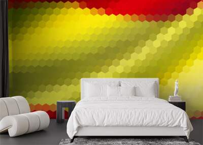 Mosaic background for your design. Spain flag Wall mural