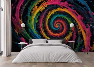 abstract colorful background Wall mural