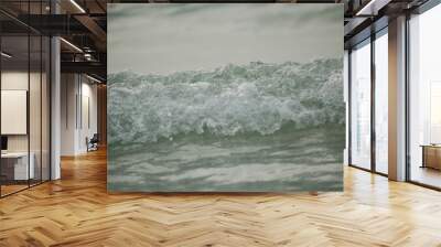 waves on the beach Wall mural