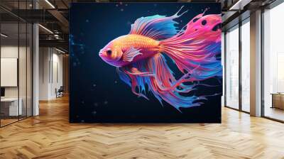 fishes in aquarium Wall mural