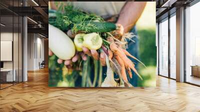 Fresh organic vegetables Wall mural