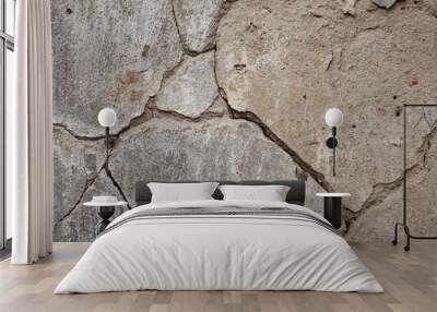 Old concrete wall Wall mural