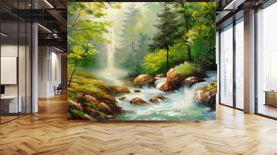 tropical nature Wall mural