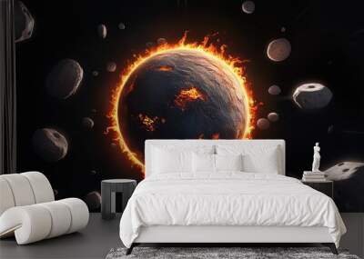 planet in space Wall mural