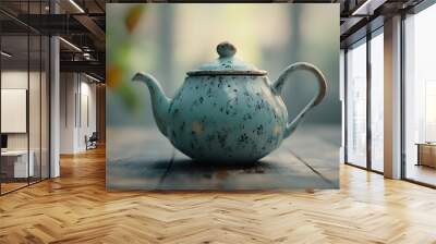 Teapot-Shaped Cup Wall mural