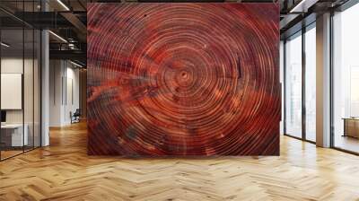 The Wood Rings and Texture Wall mural