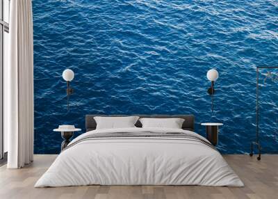 Blue sea water background, Atlantic Wall mural