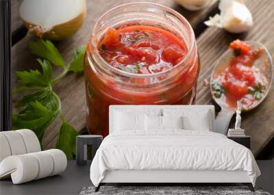 tomato sauce (jam) Wall mural