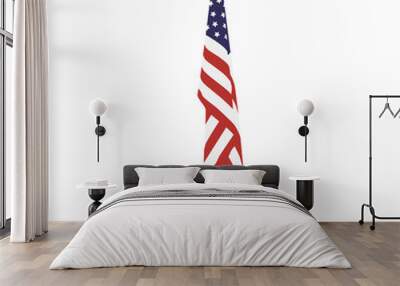 American flag on stand Wall mural