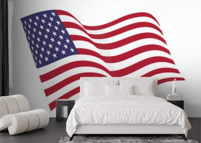 American flag vector Wall mural