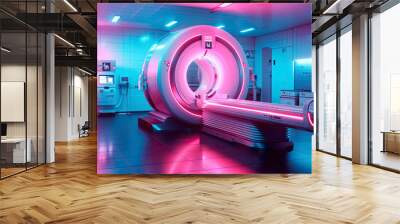 advanced mri or ct scan medical diagnosis machine at hospital lab Wall mural