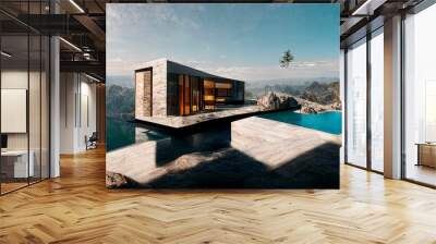 Image of a futuristic real estate Wall mural