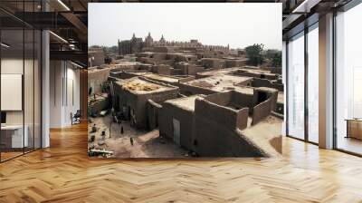 View on the roof of Djenné Wall mural