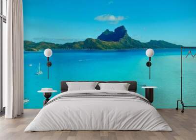 Lagon de Bora Bora Wall mural