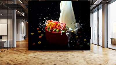 splash of milk Wall mural