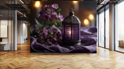 Islamic style Background design for ramadan celebration Wall mural