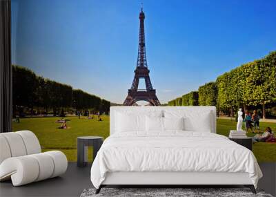 summer in paris Wall mural