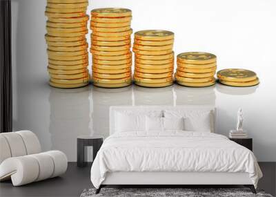 3D  dollar coins A007 Wall mural