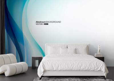 abstract wave background for layout design template Wall mural