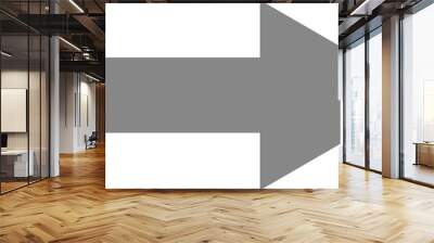 gray Arrow icon Wall mural