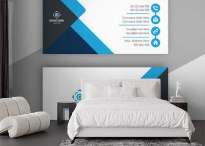 corporate business card, modern, minimal, creative, unique, stylish Wall mural