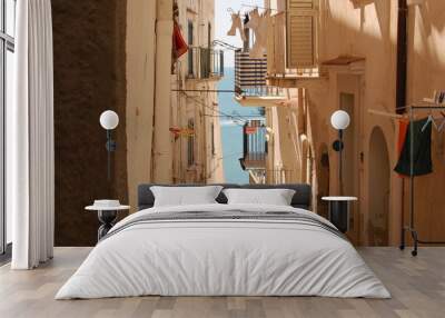 italian beach town Wall mural