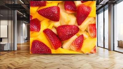 Simple Fruit Salad Wall mural